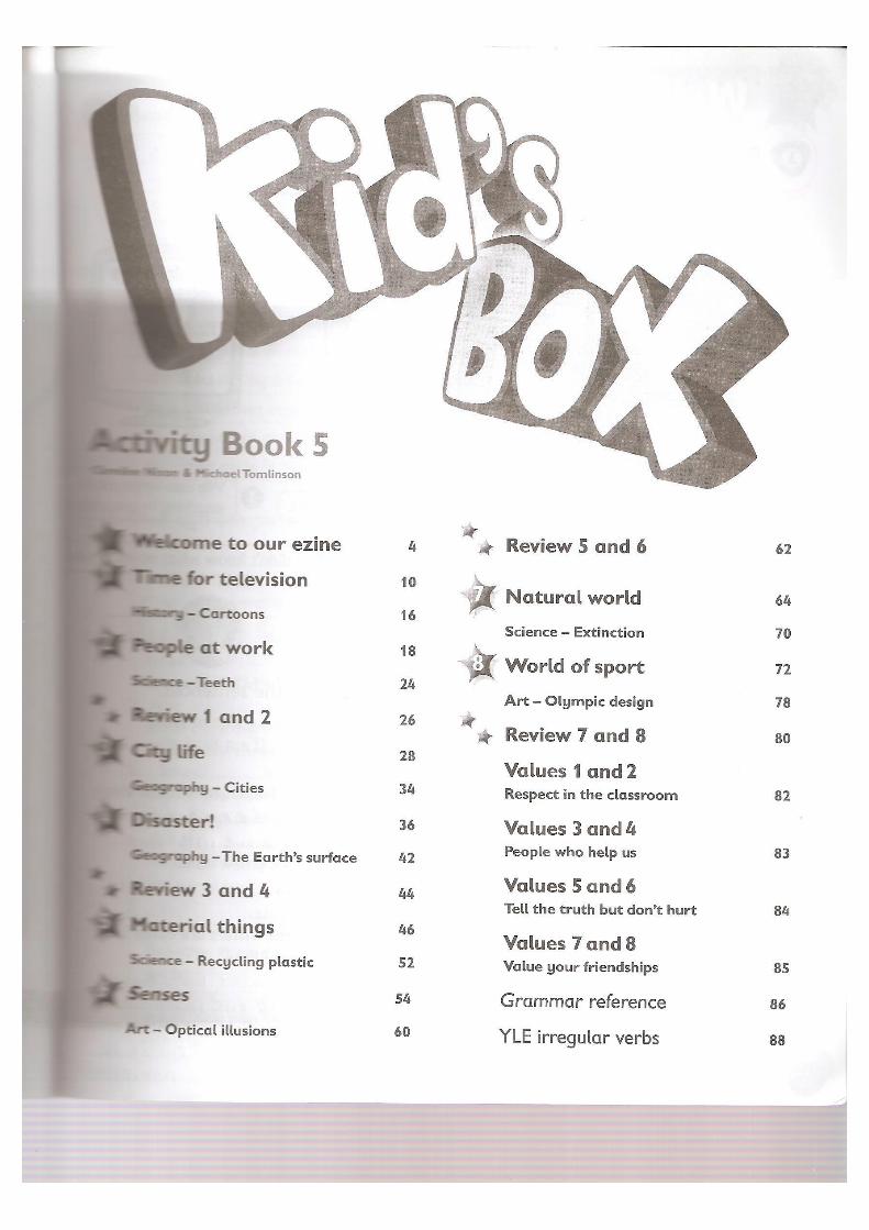 Kids box activity book ответы